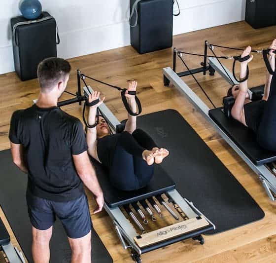 Pilates Studio Adelaide - Class Reformer - Top View