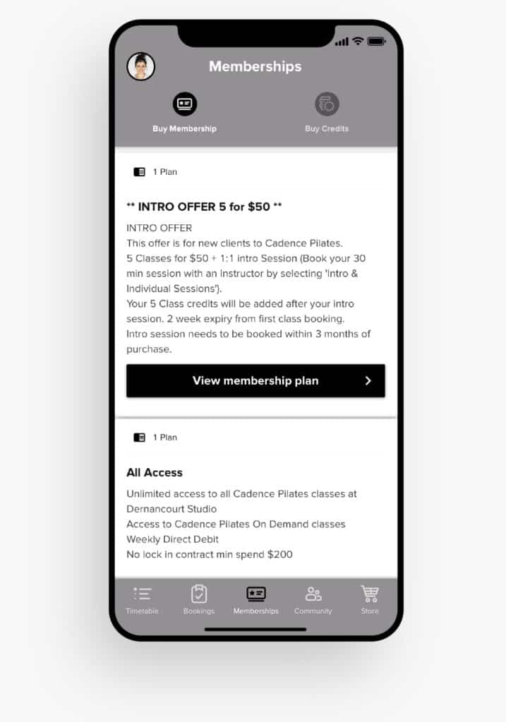 Pilates Studio Classes Adelaide | Mobile App